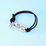 my story isn't over yet Bracelets men Simple leather chian cheer up Bangles Leather Velvet Bracelet  Mental Health Suicide chain