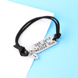 my story isn't over yet Bracelets men Simple leather chian cheer up Bangles Leather Velvet Bracelet  Mental Health Suicide chain